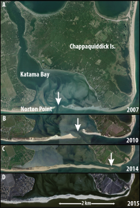 Katama inlet migration