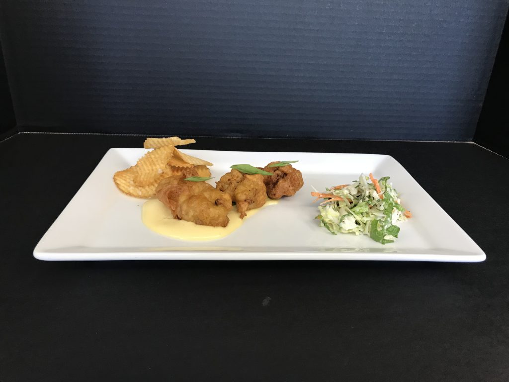 Chef Sean Moore's beer battered oysters