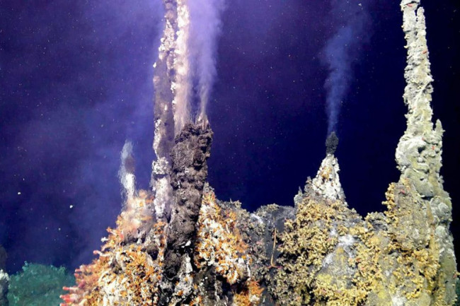 underwater volcanic vent