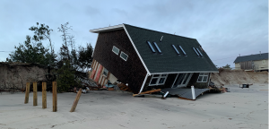 Sandwich home collapsed due to storm erosion