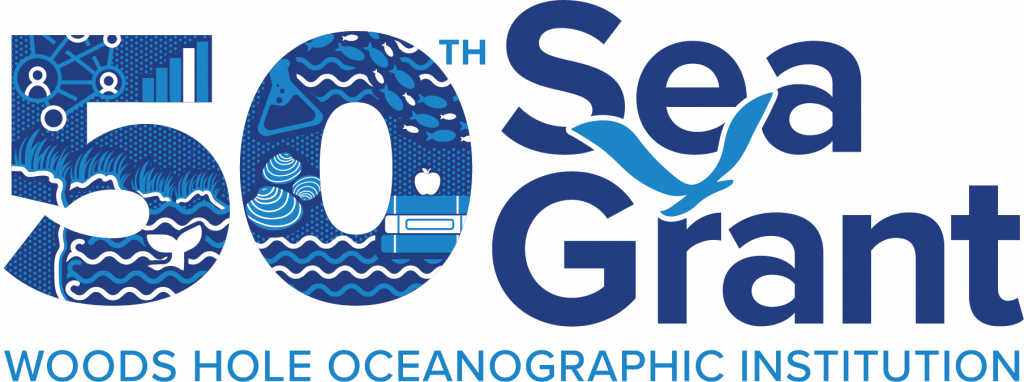 WHOI Sea Grant 50th anniversary logo