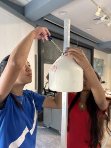 Drifter build 2025: Slide the buoy on the mast